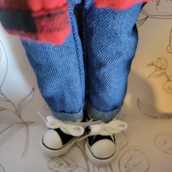 NWT HARPERIMAN DOLL FRANKIE HANDMADE LINEN 14" AGES 3+ HOLIDAY BIRTHDAY GIFTS - Picture 4 of 9